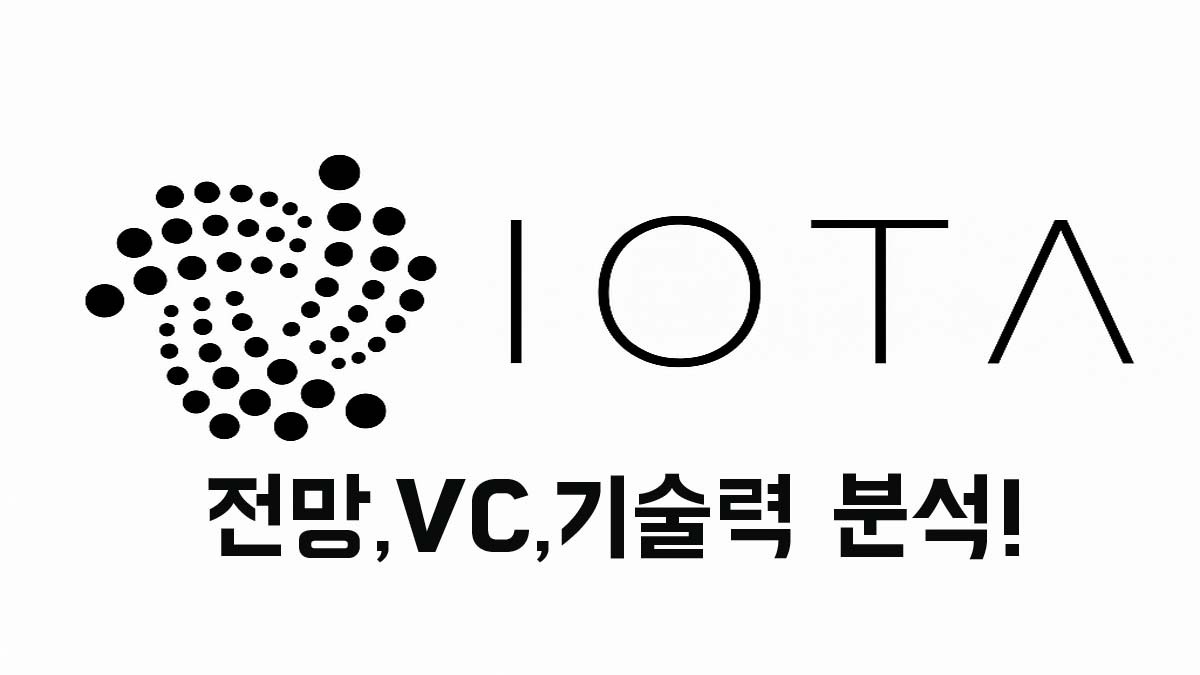 IOTA 로고와 '전망, VC, 기술력 분석' 문구가 들어간 썸네일 이미지