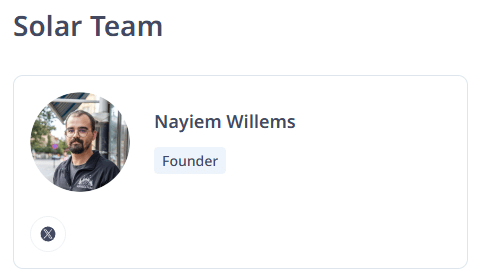Solar 코인 창립자 Nayiem Willems의 프로필 이미지